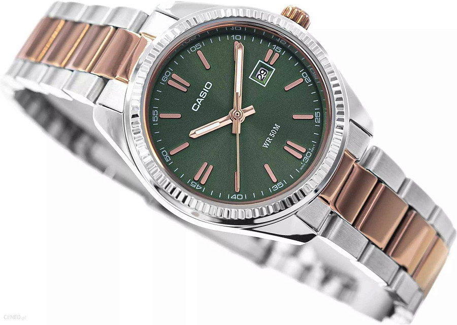 Часы Casio Collection LTP-1302PRG-3A — латунь сталь, Япония