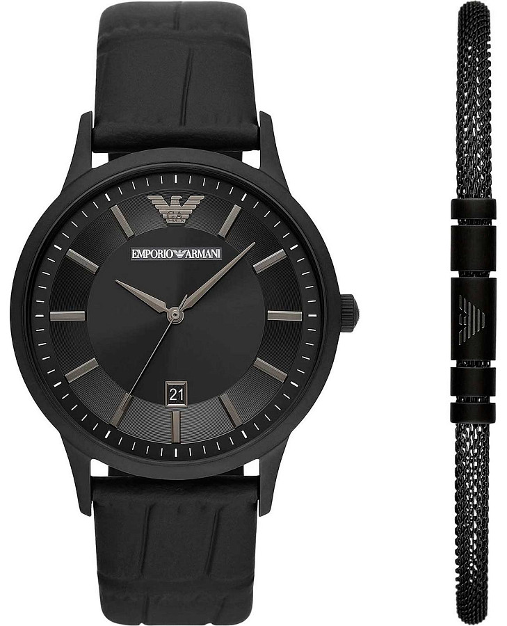 Часы Emporio Armani Renato AR80057 — мужские, черный