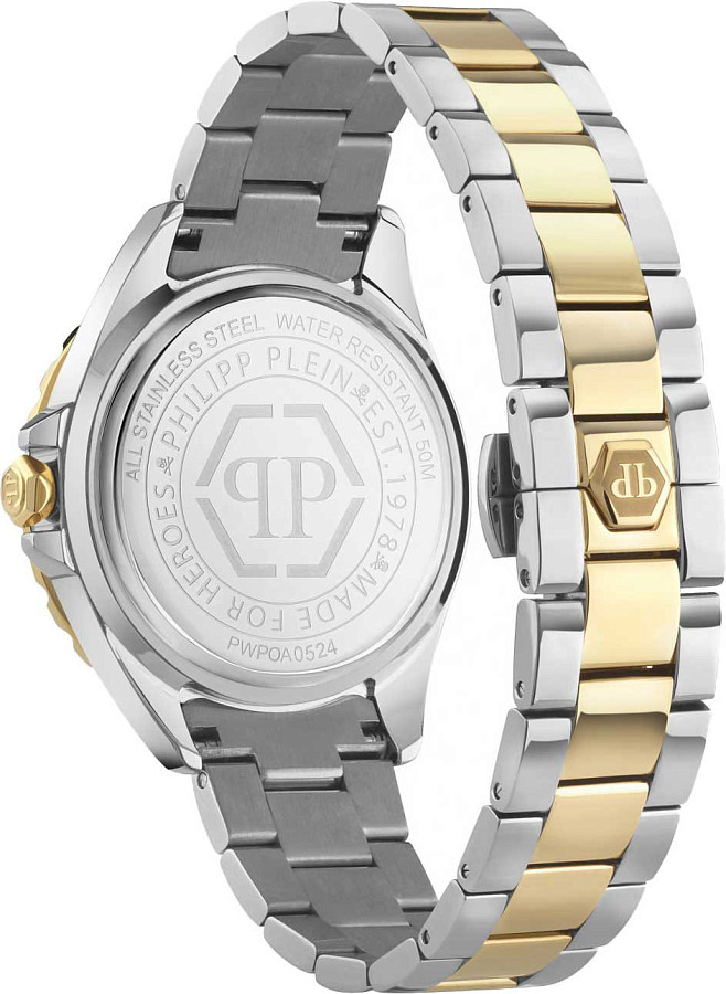 Часы Philipp Plein PWPOA0424 — серебристый, сталь металл