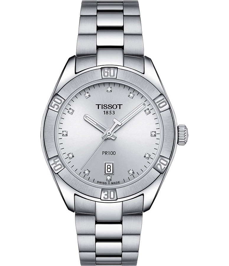Часы Tissot PR 100 Sport Chic T101.910.11.036.00 — женские, белый