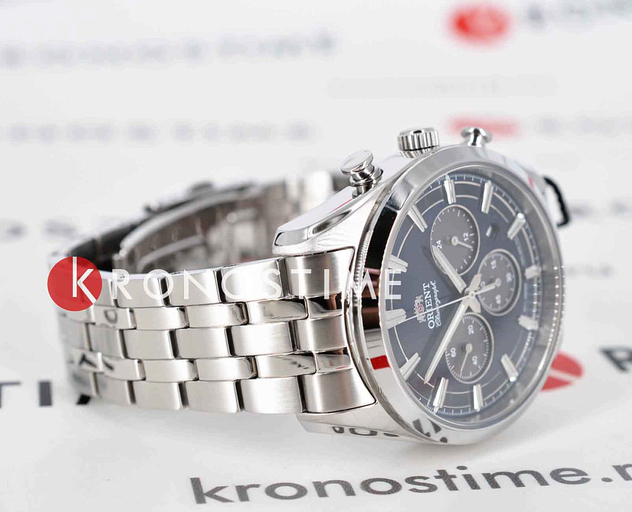 Часы Orient Chronograph RA-TX0303L (RN-TX0303L) — сталь металл, Япония