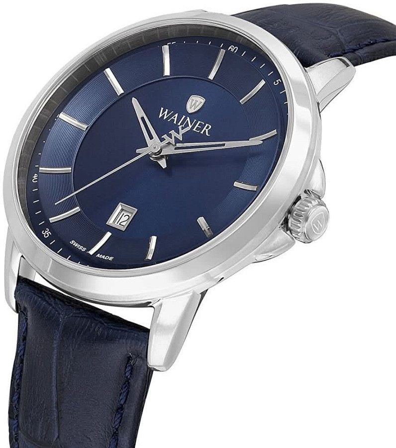 Часы Wainer WA.17150-C — кварцевые, металл сталь