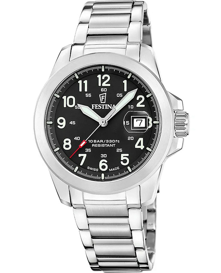 Часы Festina Swiss Made F20081/4 — мужские, черный