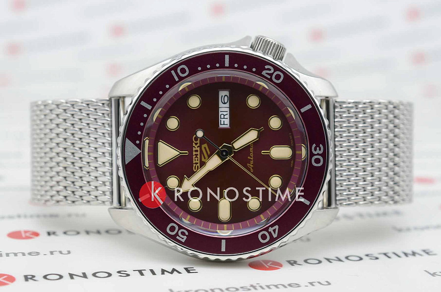 Часы Seiko 5 Sports SRPD69K1 — механические, сталь металл