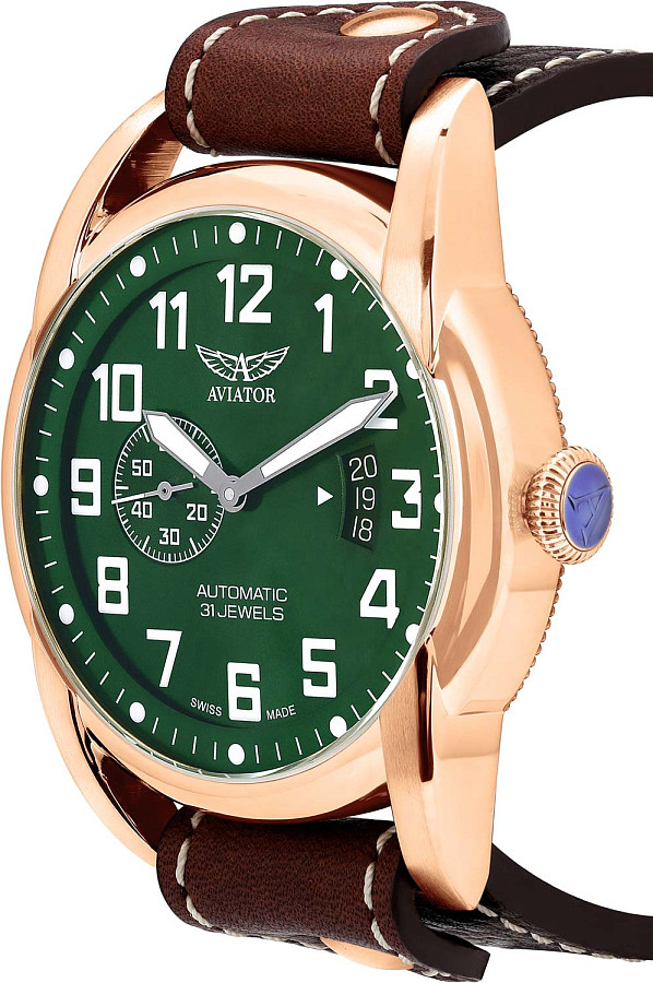 Часы Aviator Bristol Scout V.3.18.2.311.4 — механические, металл сталь