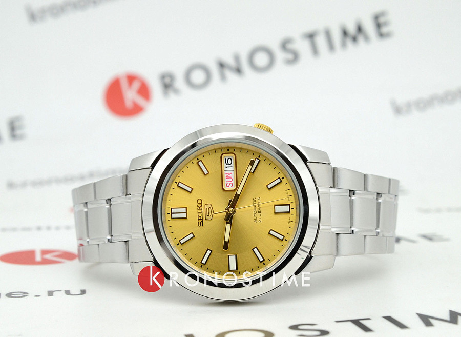 Часы Seiko 5 SNKK13K1 — механические, металл сталь