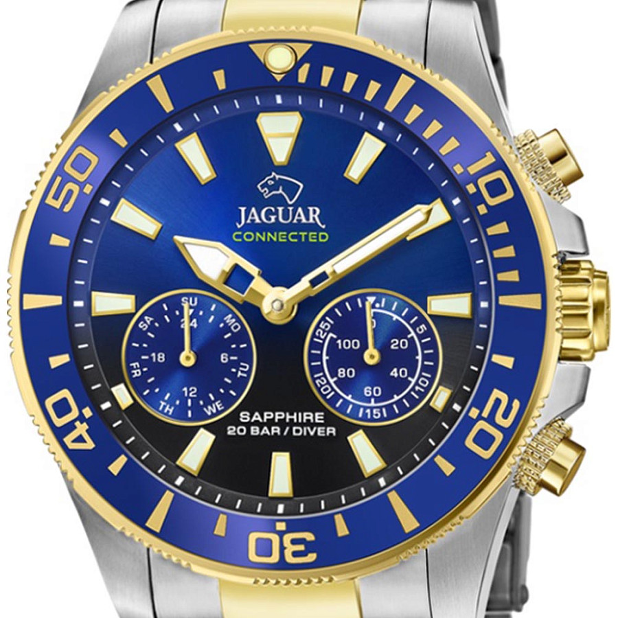 Часы Jaguar Connected J889/6 — кварцевые, сталь металл
