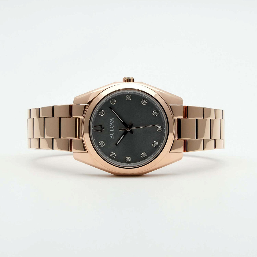Часы Bulova Surveyor 97P156 — черный, металл сталь