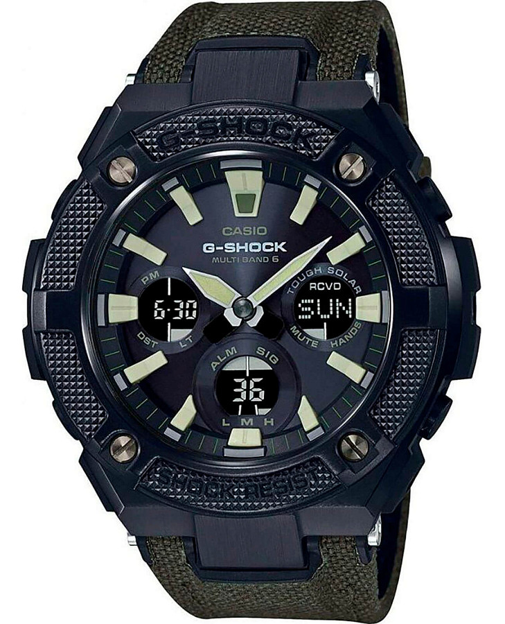 Часы Casio G-Shock GST-W130BC-1A3 — мужские, черный