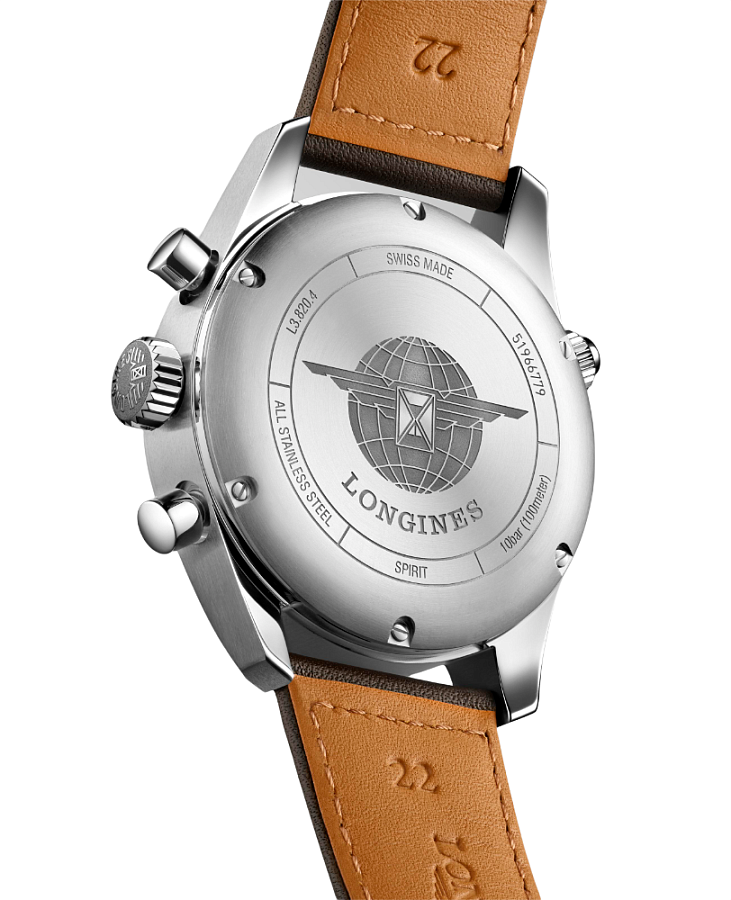 Часы Longines Spirit L3.820.4.53.0 — механические, сталь