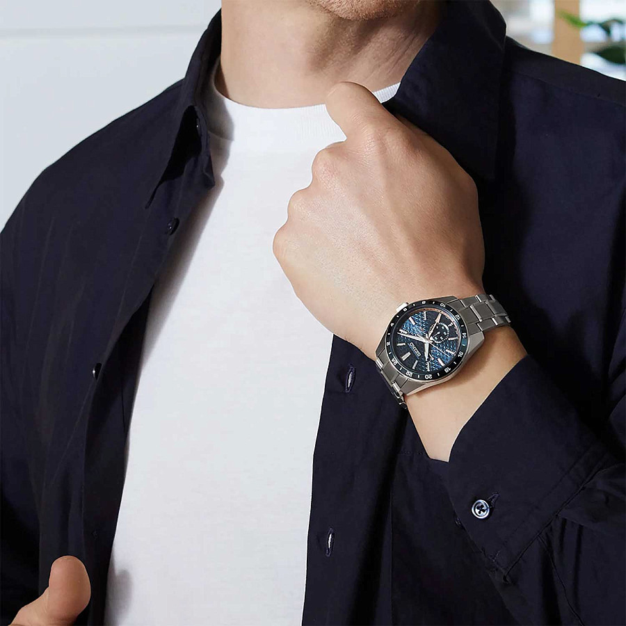 Часы Seiko Presage Sharp Edged Series SPB303 — мужские, нержавеющая сталь