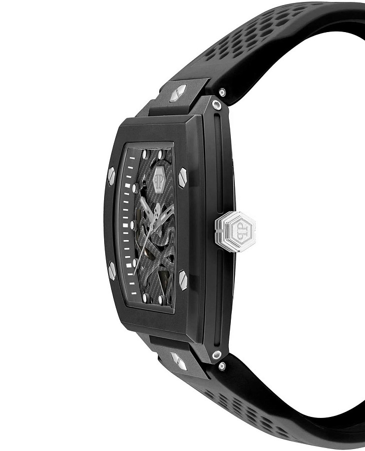 Часы Philipp Plein The Skeleton Ecoceramic PWVBA0423 — силикон, мужские
