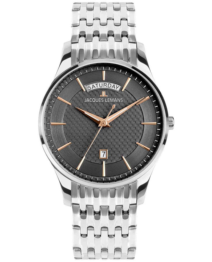 Часы Jacques Lemans London 1-2193I — мужские, черный