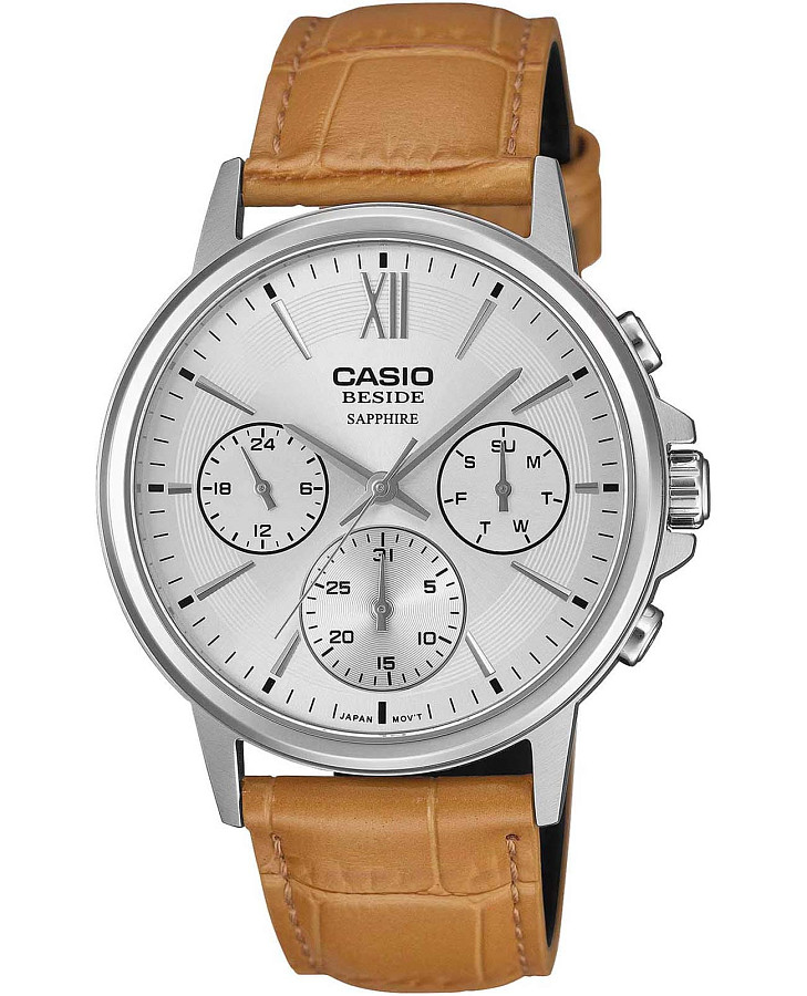 Часы Casio Collection Beside BMS-300L-5A — мужские, серебристый