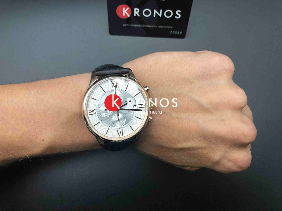Часы Tissot Chemin des Tourelles Chronograph T099.427.36.038.00 — Швейцария, механические