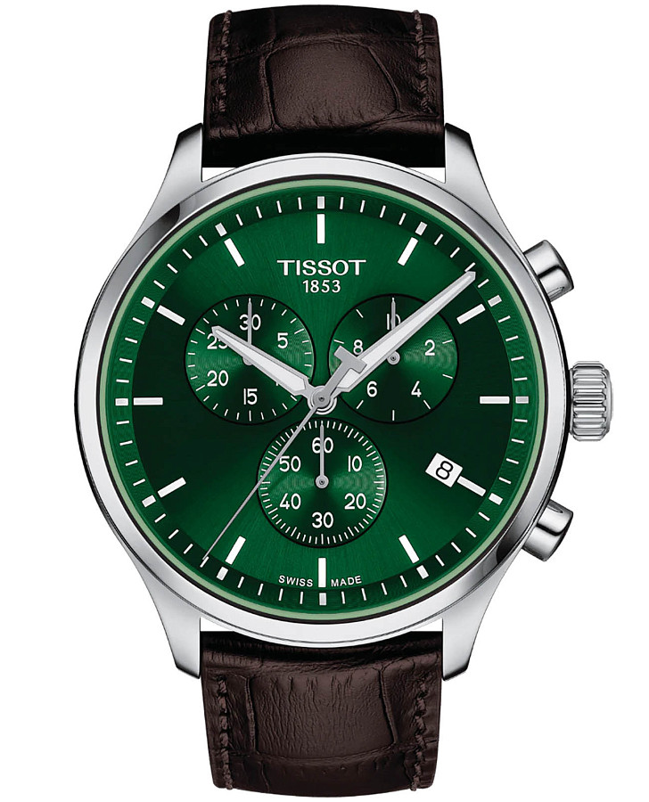Часы Tissot Chrono XL Classic T116.617.16.091.00 — мужские, зеленый
