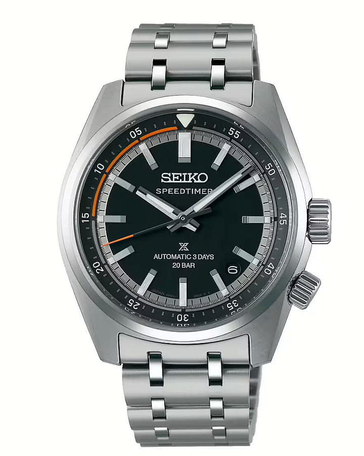Часы Seiko Prospex Speedtimer SPB515J1 — мужские, черный