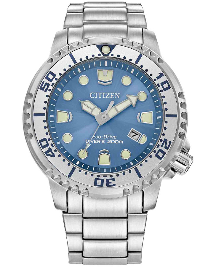 Часы Citizen Promaster BN0165-55L — мужские, голубой