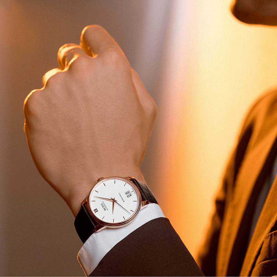 Часы Mido Baroncelli Big Date M027.426.36.018.00 — артикул M0274263601800, мужские