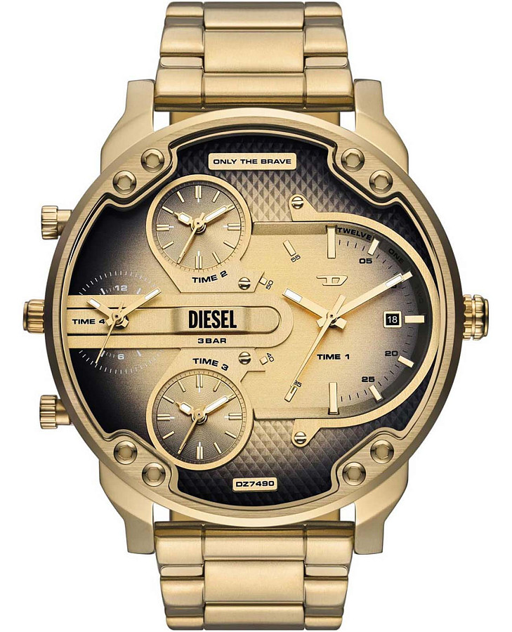 Часы Diesel Mr. Daddy 2.0 DZ7490 — мужские, золотой