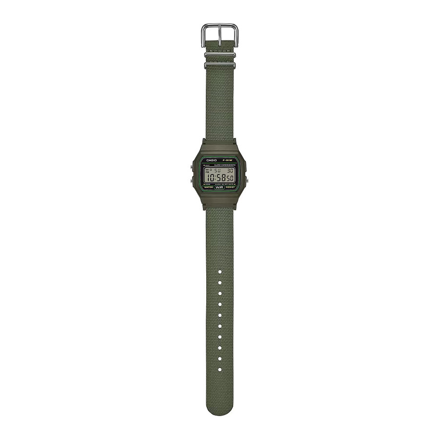 Часы Casio Collection F-91WF-3A — кварцевые, пластик