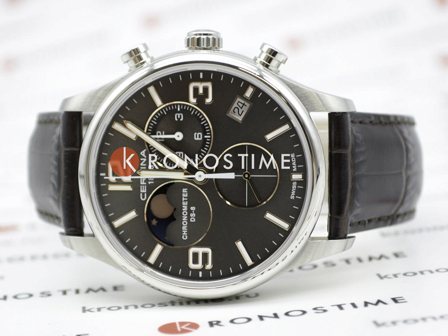 Часы Certina DS-8 Moon Phase C033.460.16.087.00 — кожаный, мужские