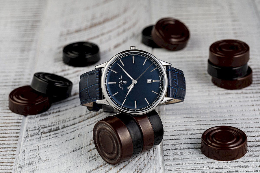 Часы L'Duchen Vintage D 821.13.37 — мужские, кожаный
