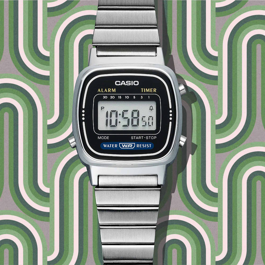 Часы Casio Collection LA670WA-1DF (LA670WA-1) — кварцевые, пластик