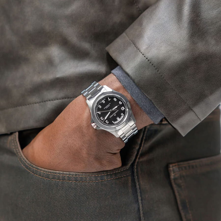Часы Hamilton Khaki Field King Day-Date H64475131 — механические, сталь