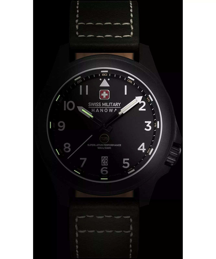 Часы Swiss Military Hanowa SMWGB0005240 — кожаный, мужские