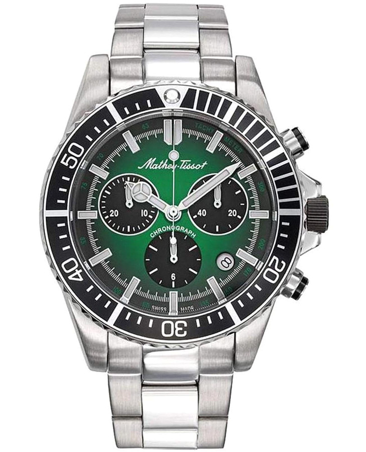 Часы Mathey-Tissot Mathy H908CHAV — мужские, зеленый