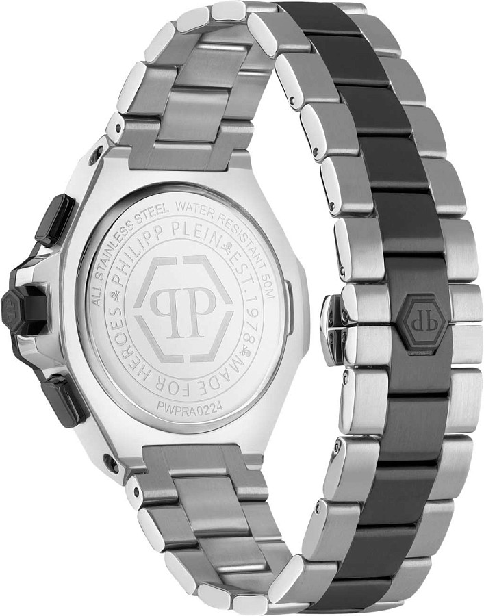 Часы Philipp Plein The Skull PWPRA0224 — кварцевые, сталь металл