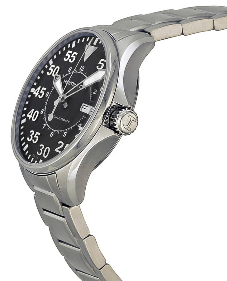 Часы Hamilton Khaki Aviation Pilot Day Date Auto H64425135 — сталь, Швейцария