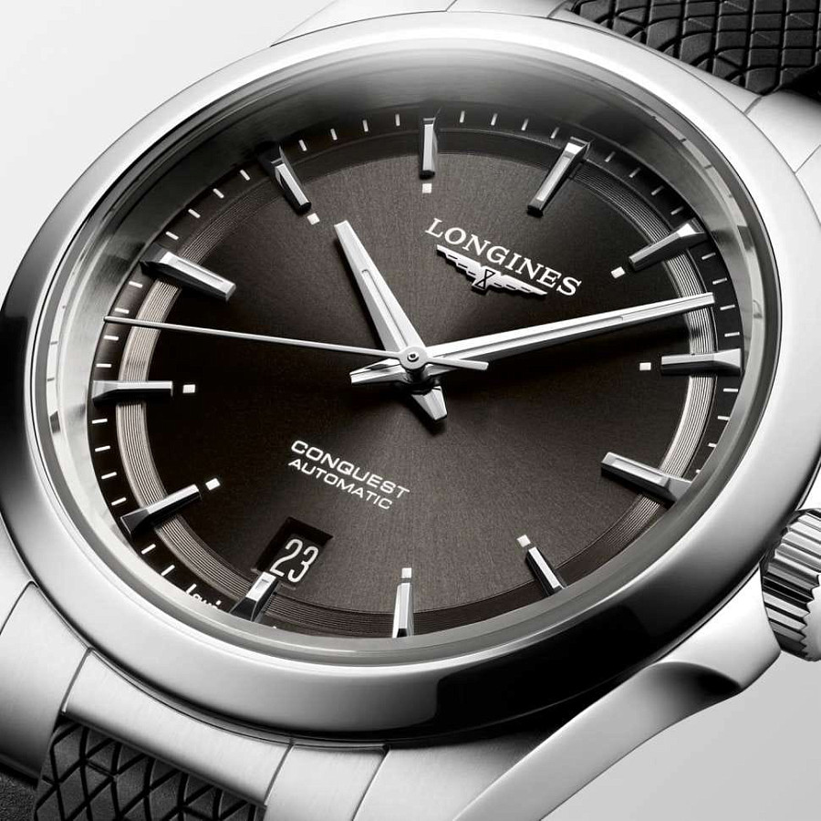 Часы Longines Conquest L3.720.4.52.9 — металл сталь, Швейцария