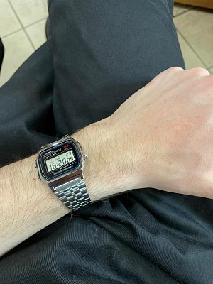 Фото покупателя: Японские наручные часы Casio Vintage A-159WA-N1DF (A159WA-N1)