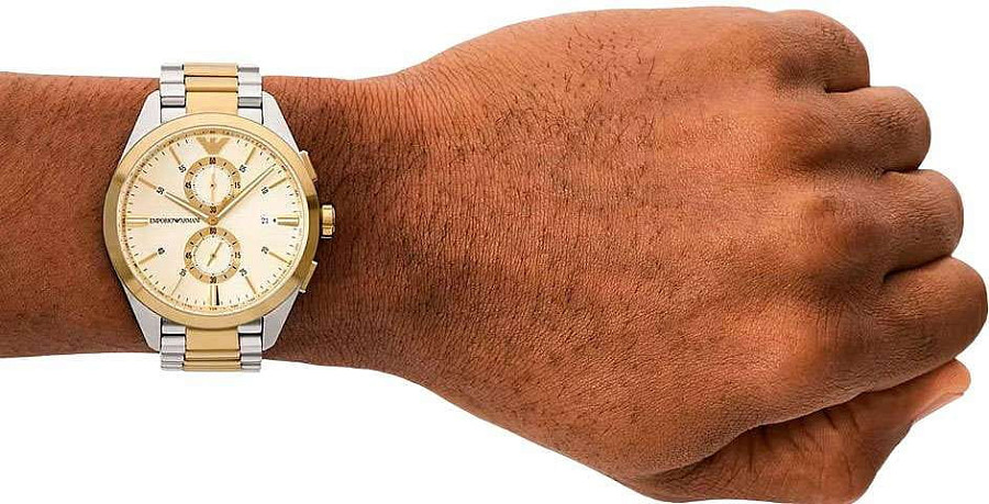 Часы Emporio Armani Claudio AR11605 — кварцевые, металл сталь