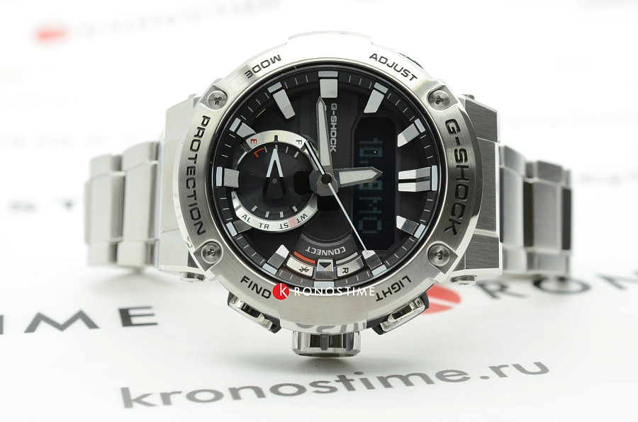 Часы Casio G-Shock GST-B200D-1A — мужские, электронные