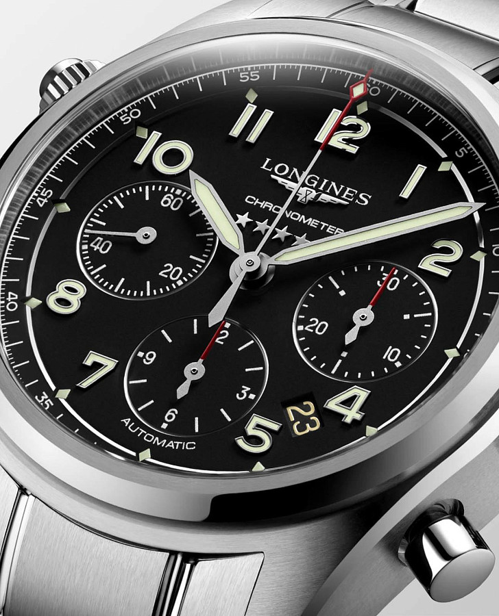 Часы Longines Spirit L3.820.4.53.6 — Швейцария, механические