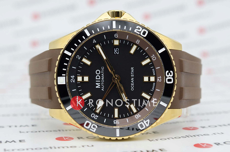 Часы Mido Ocean Star GMT M026.629.37.291.00 — механические, металл сталь