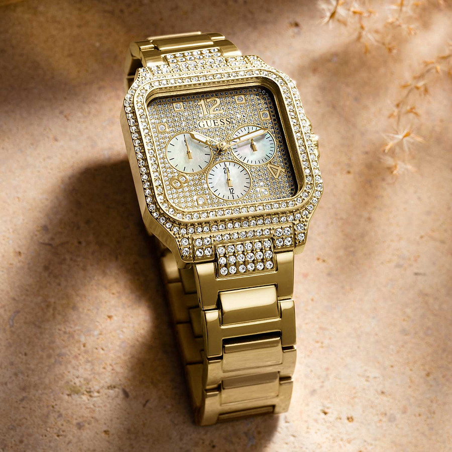 Часы Guess Deco GW0472L2 — женские, нержавеющая сталь с ip-покрытием