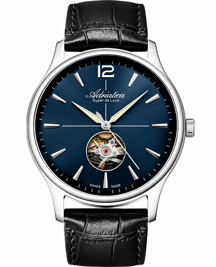 Часы Adriatica A8339.5255AO — мужские, синий