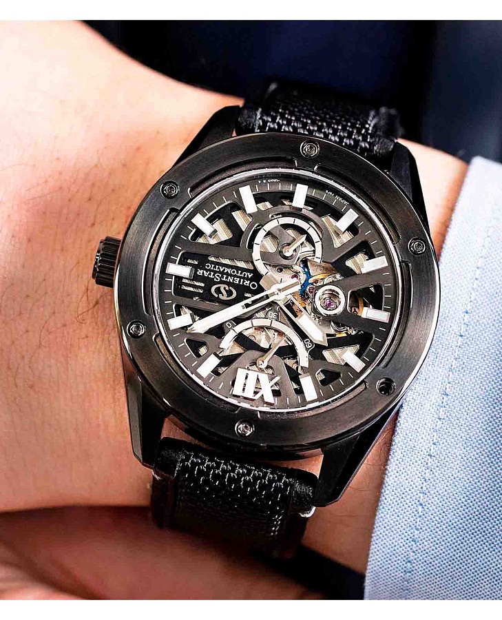 Часы Orient Star RE-BZ0002B (RK-BZ0002B) — механические, металл сталь