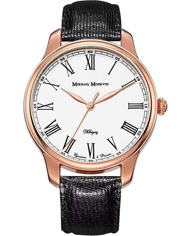 Часы Михаил Москвин Classic 1200L-3 — мужские, белый