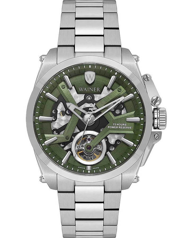 Часы Wainer WA.25250-B — мужские, зеленый