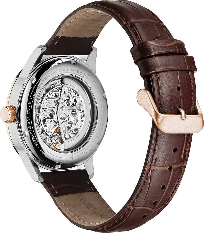 Часы Михаил Москвин Elegance 1503L-7 — кожаный, мужские