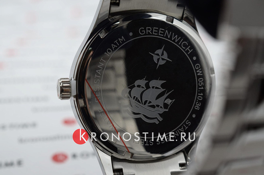 Часы Greenwich Octopus GW 051.10.36 — Англия, кварцевые
