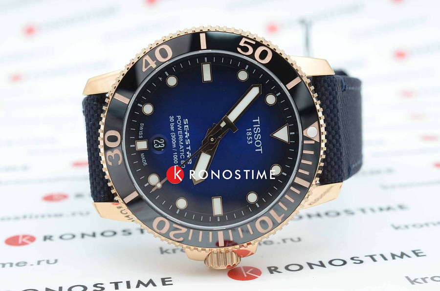 Часы Tissot Seastar 1000 Powermatic 80 T120.407.37.041.00 — механические, Швейцария, мужские