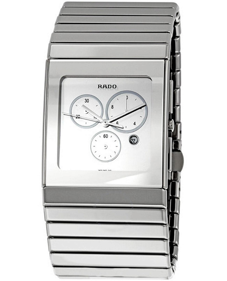 Часы Rado Ceramica R21911102 — мужские, серебристый