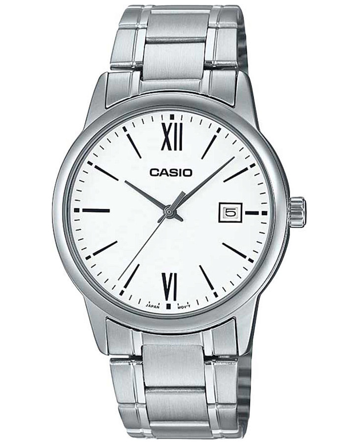 Часы Casio Collection MTP-V002D-7B3UDF (MTP-V002D-7B3) — мужские, белый