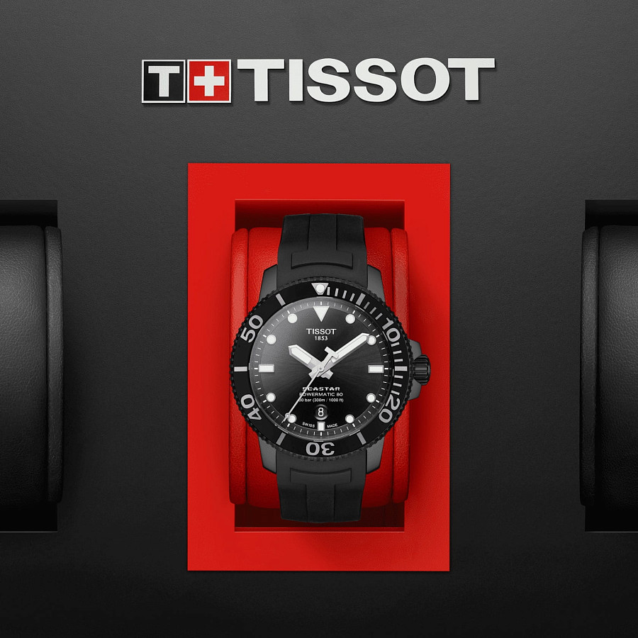 Часы Tissot Seastar 1000 Powermatic 80 T120.407.37.051.00 — артикул T1204073705100